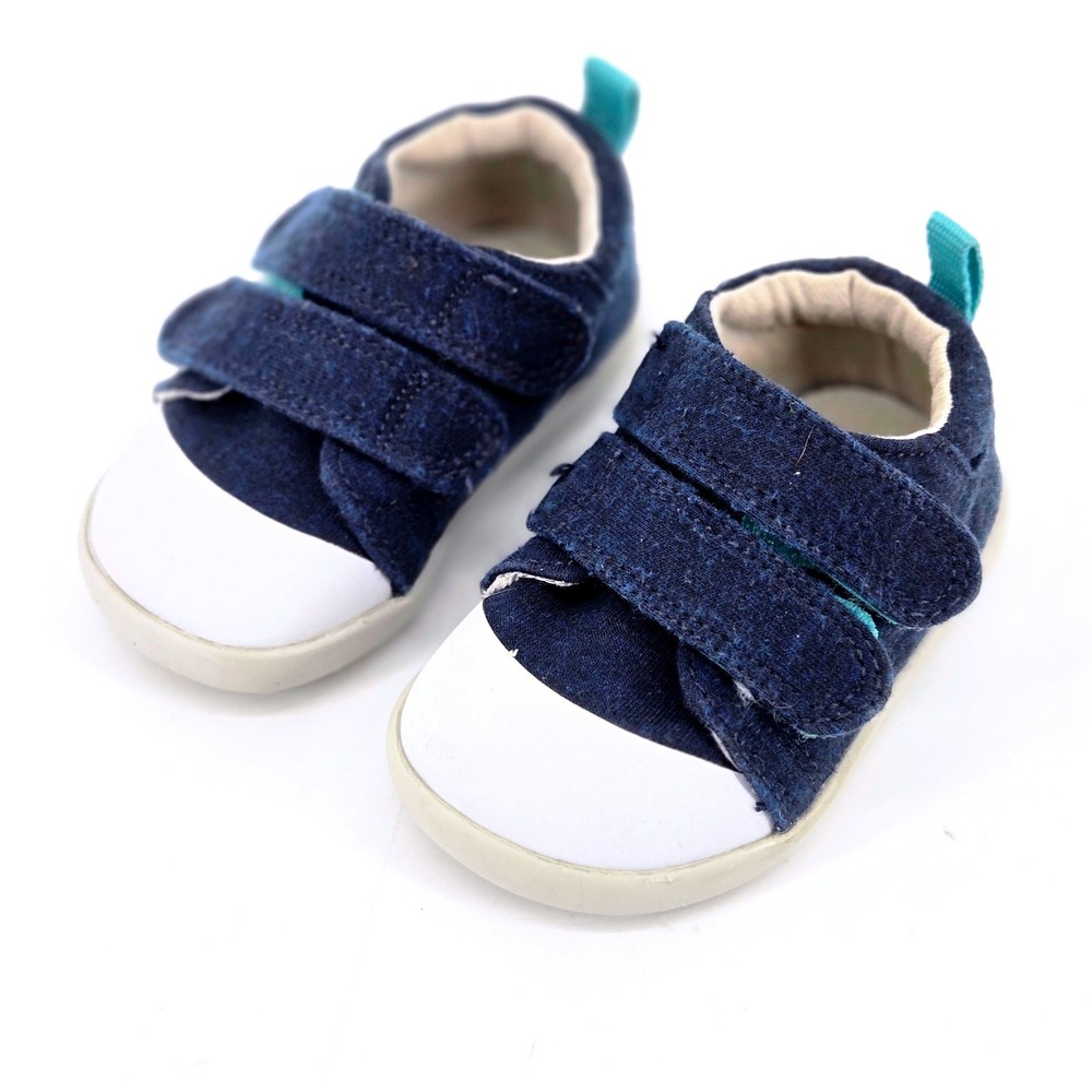 Ten Little First Walker Navy Blue Sneakers Wide Toe Box Gorpcore Shoes Size 3